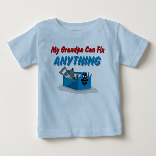 T-shirt Pour Bébé Difficulté quelque chose grand-papa (Devant)