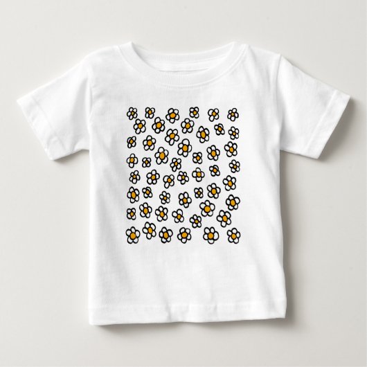 T-shirt Pour Bébé Dillon's Daisies (Devant)