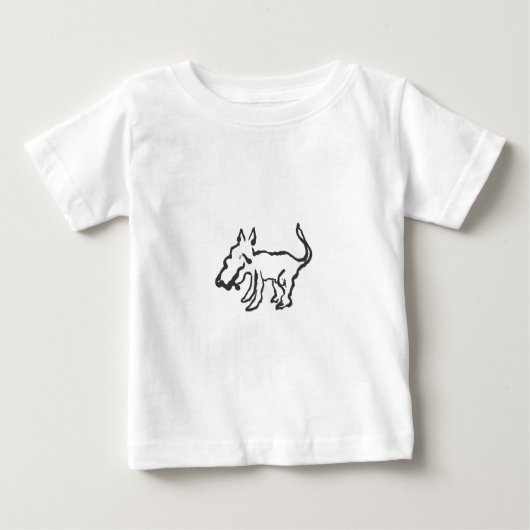 T-shirt Pour Bébé Dingo (Devant)