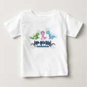 T-shirt Pour Bébé Dino Babies (Devant)