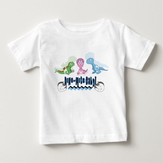 T-shirt Pour Bébé Dino Babies (Devant)