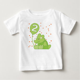 T-shirt Pour Bébé Dino Baby 2e anniversaire