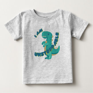 T-SHIRT POUR BÉBÉ DINO CUTE MOTIVÉ - T-REX