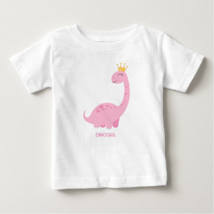 T-shirt Pour Bébé Dino fille