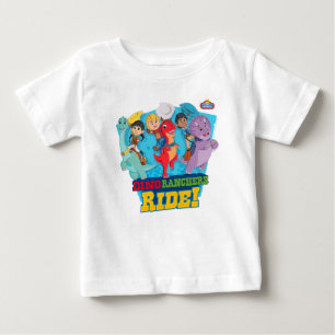 T-shirt Pour Bébé Dino Ranch Les Ranchers Ride !