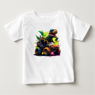 T-shirt Pour Bébé Dino Roller