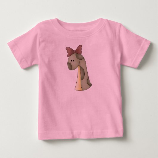 T-shirt Pour Bébé Dinosaur fille (Devant)