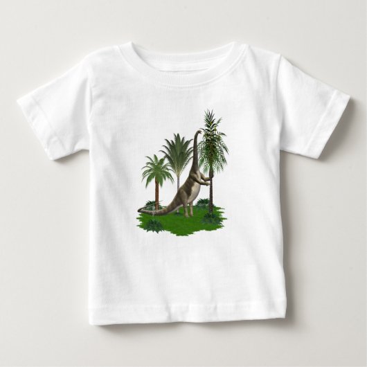 T-shirt Pour Bébé Dinosaure (Devant)