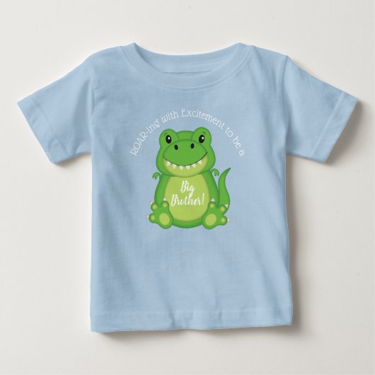 T-shirt Pour Bébé Dinosaure Baby shower T-Rex (Devant)