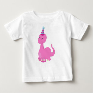 T-shirt Pour Bébé Dinosaure d'anniversaire, Dinosaure de fête, Dinos