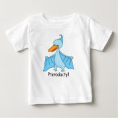 T-shirt Pour Bébé Dinosaure de ptérodactyle (Devant)