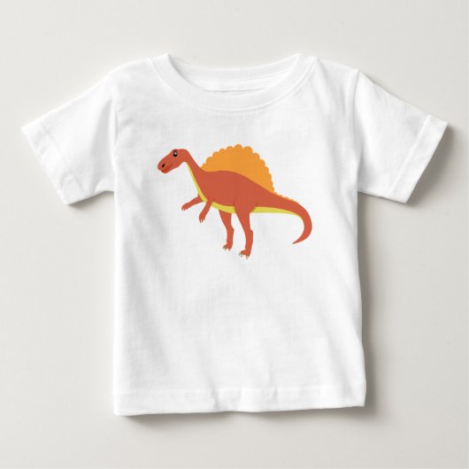 T-shirt Pour Bébé Dinosaure heureux pour tout-petit (Devant)