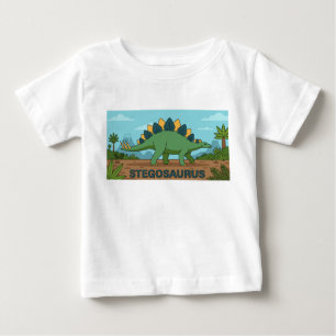 T-shirt Pour Bébé Dinosaure Stégosaure 