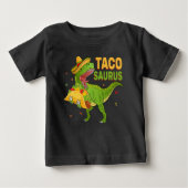 T-shirt Pour Bébé dinosaure taco (Devant)