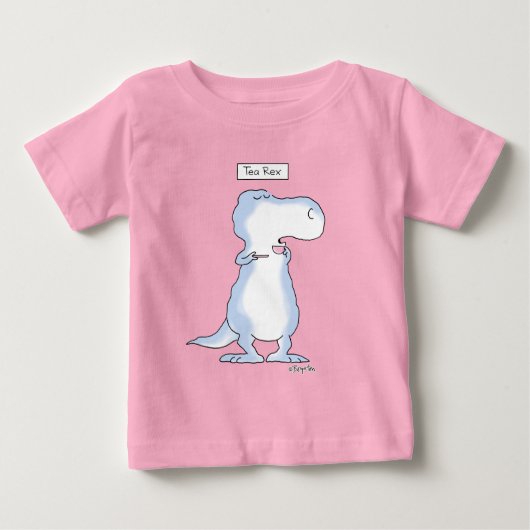 T-shirt Pour Bébé dinosaure TEA REX par Boynton (Devant)