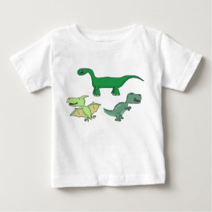 T-shirt Pour Bébé Dinosaures