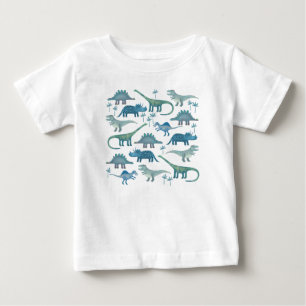 T-shirt Pour Bébé Dinosaures mignons