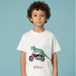 T-shirt Pour Bébé Dinosaures nom personnalisé