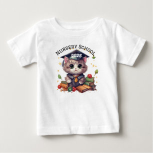 T-shirt Pour Bébé Diplômé de l'école maternelle annuelle 