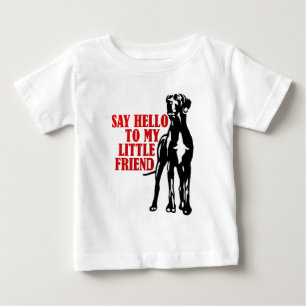 T-shirt Pour Bébé dis bonjour à mon petit ami