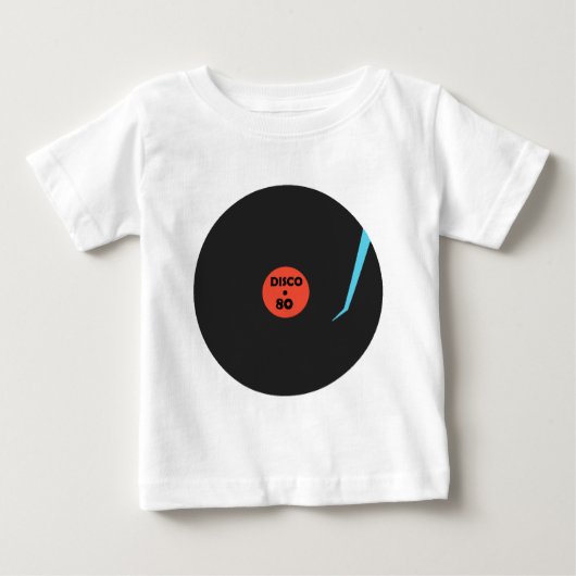 T-shirt Pour Bébé Disco 80 (Devant)