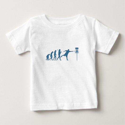 T-shirt Pour Bébé Disk Golf Evolution - Un cadeau amusant pour Disk (Devant)