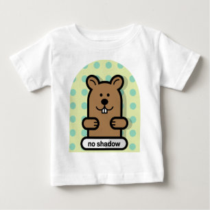T-shirt Pour Bébé Disparaissent Groundhog !