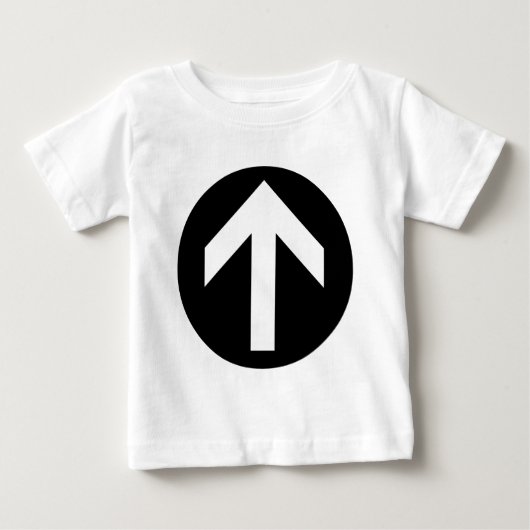 T-shirt Pour Bébé Disque fléché (Devant)