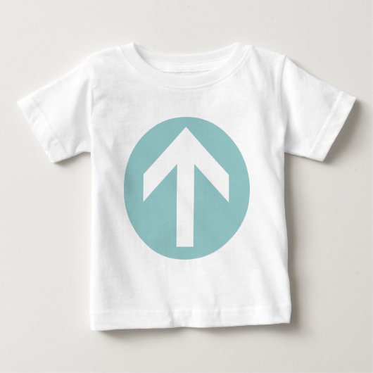 T-shirt Pour Bébé Disque fléché (Devant)