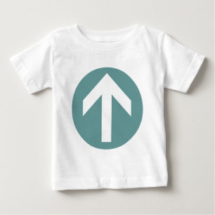 T-shirt Pour Bébé Disque fléché