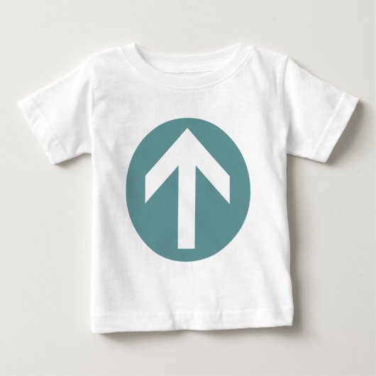 T-shirt Pour Bébé Disque fléché (Devant)