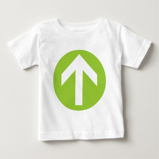 T-shirt Pour Bébé Disque fléché (Devant)