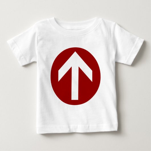 T-shirt Pour Bébé Disque fléché (Devant)
