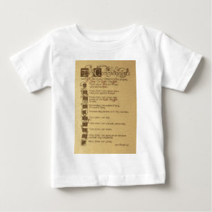 T-shirt Pour Bébé dix commandements