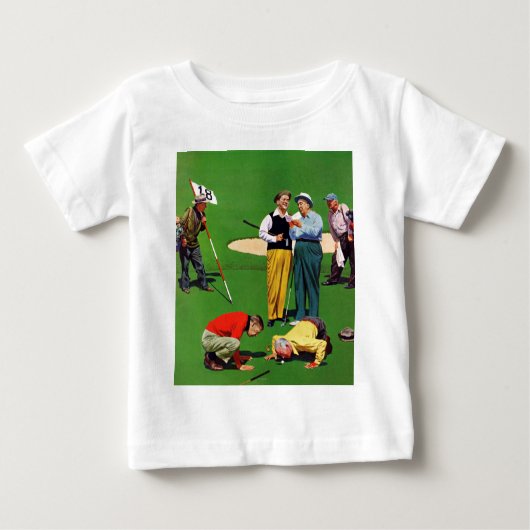T-shirt Pour Bébé Dix-huitième trou (Devant)