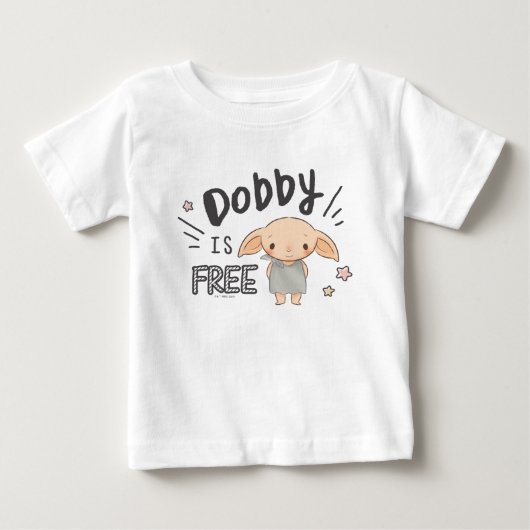 T-shirt Pour Bébé Dobby est libre (Devant)