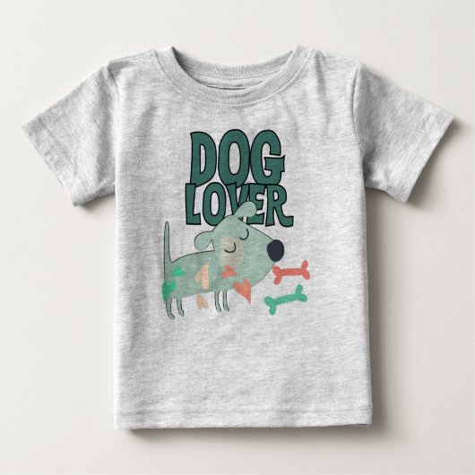 T-shirt Pour Bébé Dog (Devant)
