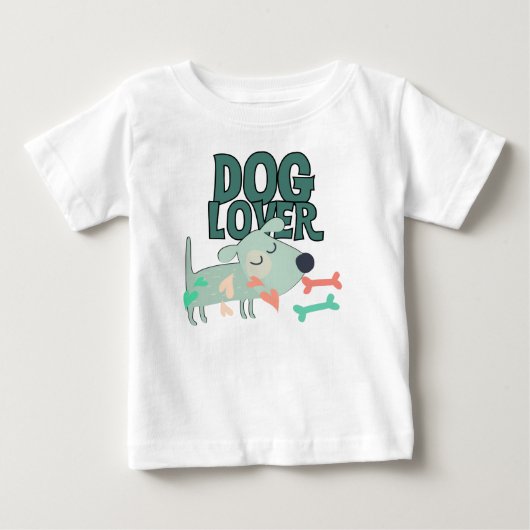 T-shirt Pour Bébé Dog (Devant)