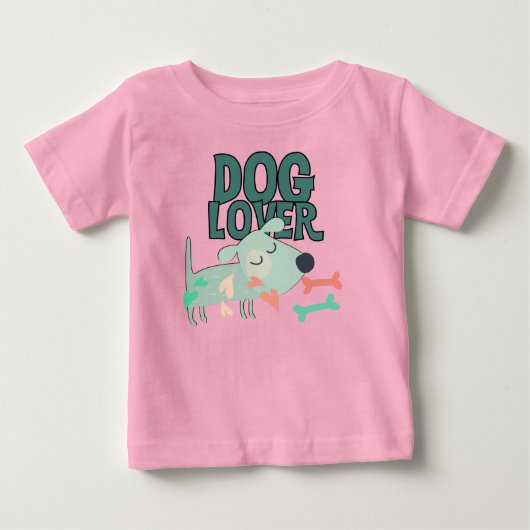 T-shirt Pour Bébé Dog (Devant)