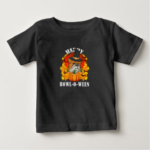 T-shirt Pour Bébé Don de chien Cadeau D'Halloween Bulldog Pour Amo