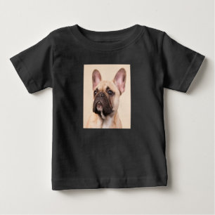 T-shirt Pour Bébé Don de chien French Bulldog À Mal Visage