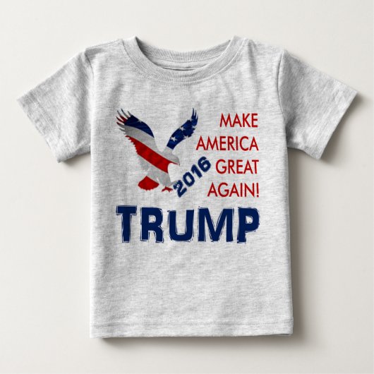 T-shirt Pour Bébé Donald Trump pour le président (Devant)