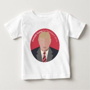 T-shirt Pour Bébé Donald Trump pour le président 2016