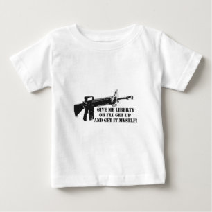 T-shirt Pour Bébé Donnez-moi la liberté A.png