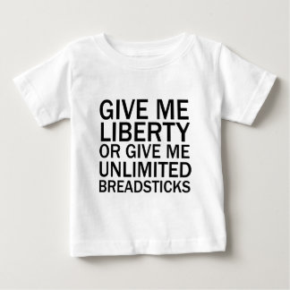 T-shirt Pour Bébé Donnez-moi la liberté ou donnez-moi des baguettes