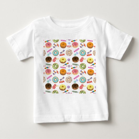 T-shirt Pour Bébé donut&candy (Devant)