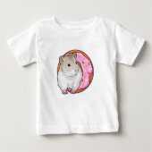 T-shirt Pour Bébé Donut Hamster (Devant)