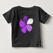T-shirt Pour Bébé Doodle Hibiscus Infantant Creeper (Dos)