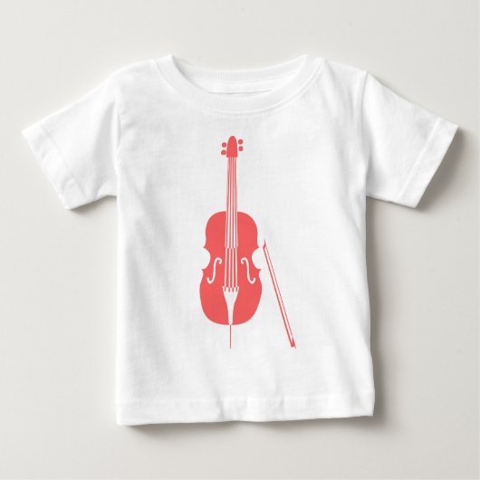 T-shirt Pour Bébé Double basse - Tropical rose (Devant)
