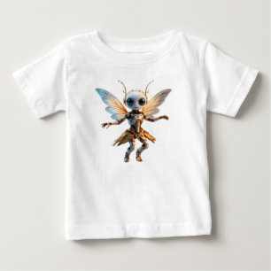 T-shirt Pour Bébé Douce Fille Fourmi Robot Danseuse Pixie